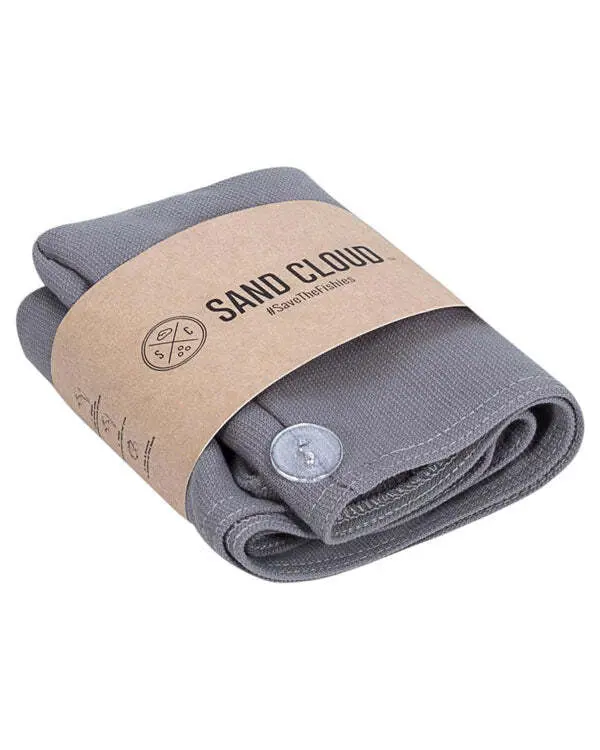 Terra Hair Towel - Grey | Sand Cloud - Image 5