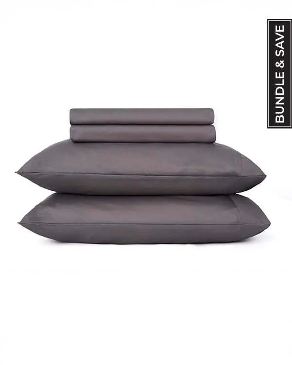 Luxe Sateen Sheet Set Steel Grey | Sand Cloud