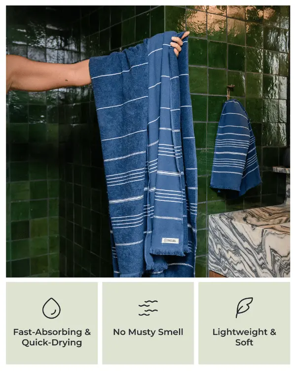 Terra XL Bath Bundle - Sage | Sand Cloud - Image 3