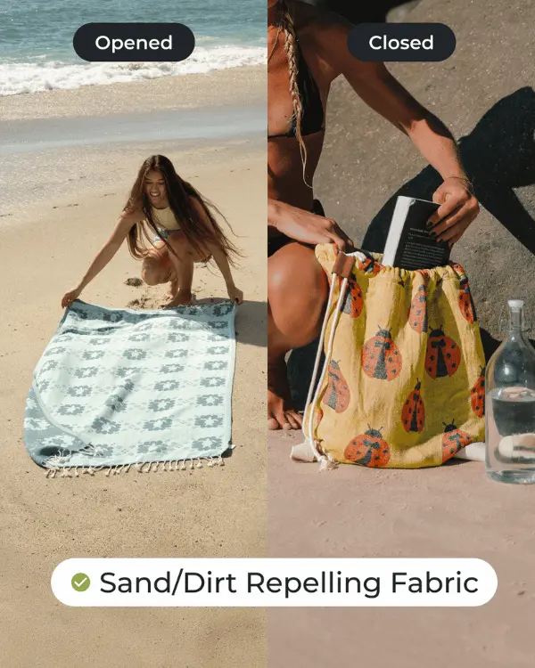 Ladybug Towel Bag | Sand Cloud - Image 5
