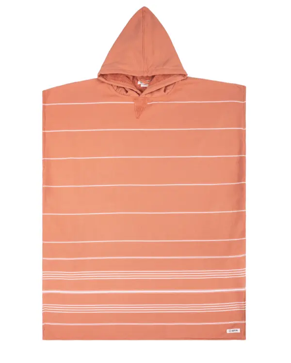Classic Stripe Hooded Poncho Dusty Pink | Sand Cloud - Image 2