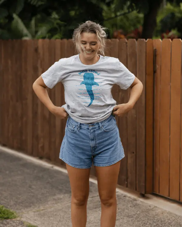 Spotted Shark SS Tee - Heather Gray | Sand Cloud - Image 2