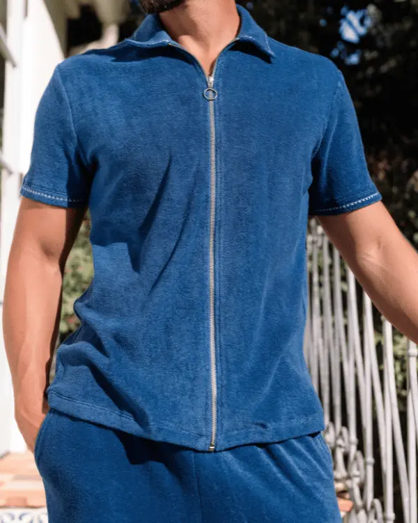 Nez Terry Zip Shirt | Sand Cloud - Image 2