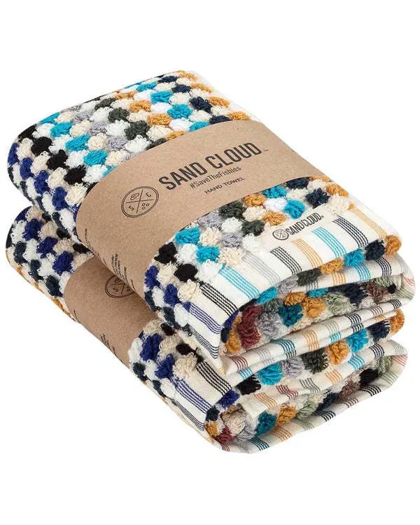 Stripe Polka Dot Hand Bath Bundle - 2 Pack - Multi | Sand Cloud - Image 2