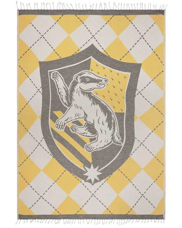 Hufflepuff Crest Blanket | Sand Cloud