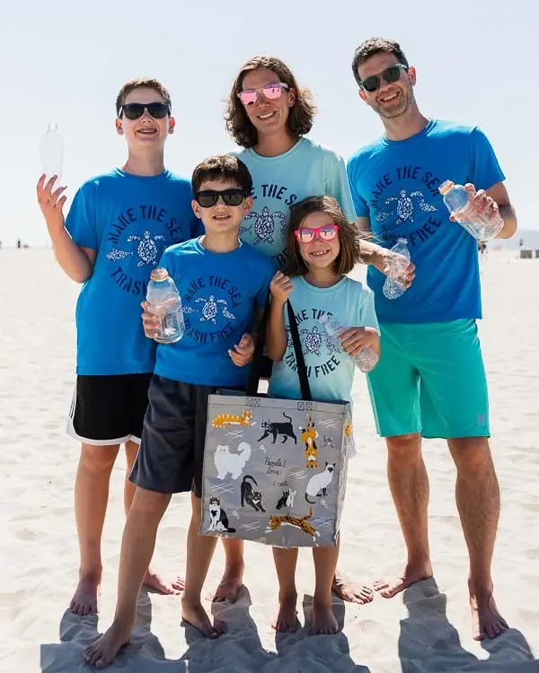 Make The Sea Trash Free Eco Kids Tee | Sand Cloud - Image 2