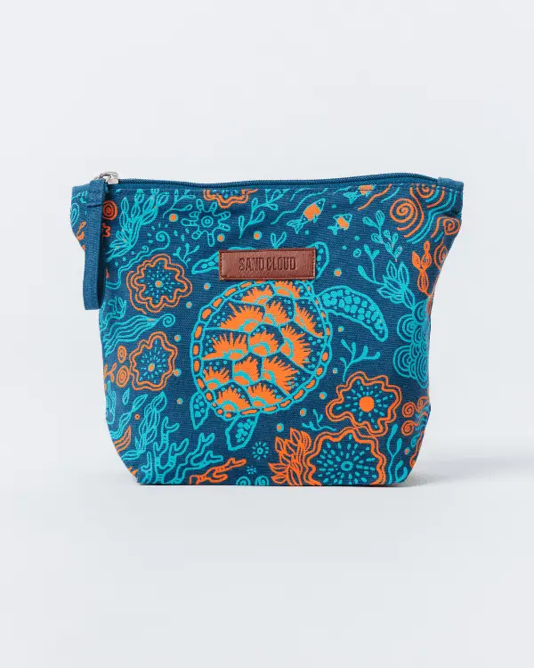 Reef Turtles Zipper Pouch | Sand Cloud