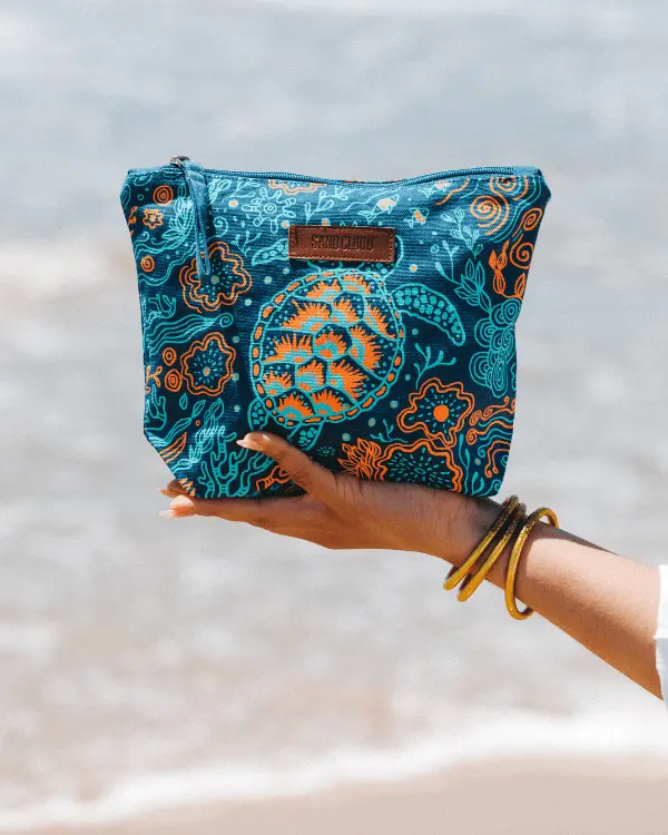 Reef Turtles Zipper Pouch | Sand Cloud - Image 2