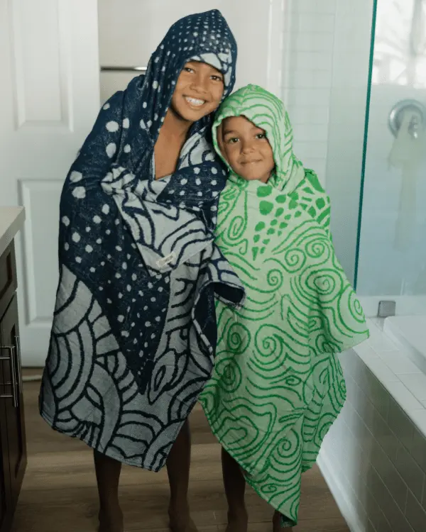 Whale Shark Hooded Kids Bath Towel | Sand Cloud - Image 3
