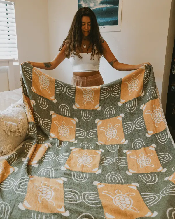Tanna Blanket | Sand Cloud - Image 2