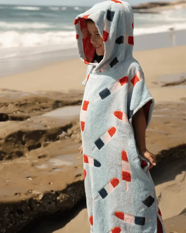 Popsicle Hooded Poncho Youth | Sand Cloud - Image 3